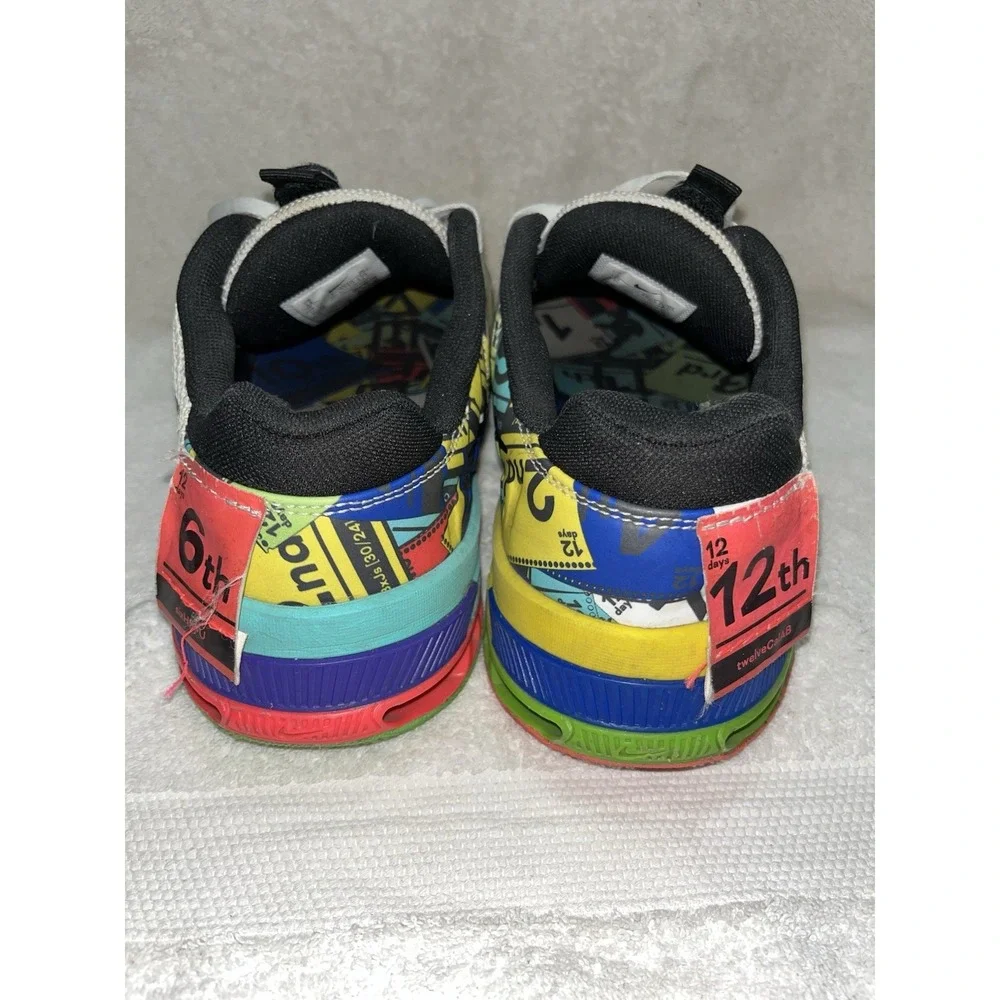 Nike Metcon 7 Men's Size 12 US DC9510-199 White Black Yellow Strike Athletic